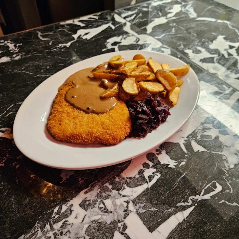 Kotelett við piparsós